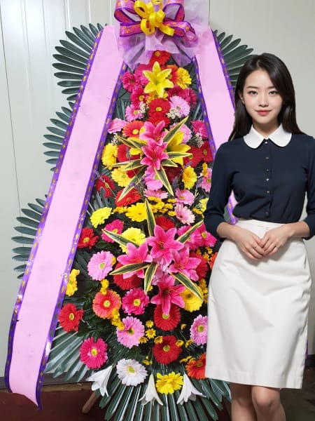 라온제나 분당 3단화환 기본형